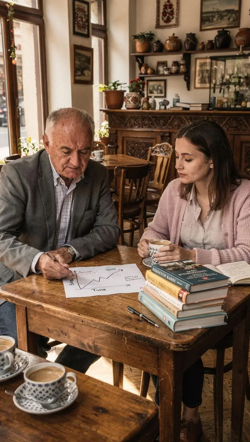 Grafikon, amely a megtakarítások növekedését ábrázolja az idő múlásával.